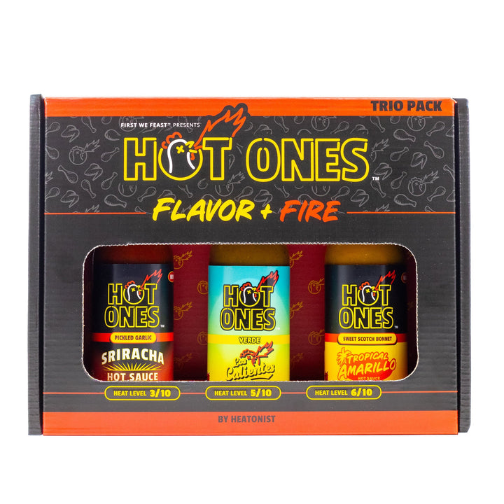 Flavor and Fire Trio Pack | Hot Ones X4