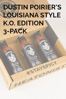 Dustin Poirier Hot Sauce - KO Edition 3 Pack A9