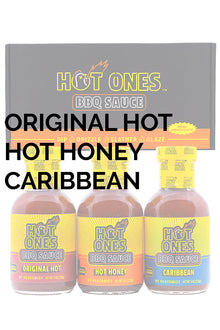 Hot Ones BBQ Trio Pack (Original / Hot Honey / Caribbean) L7
