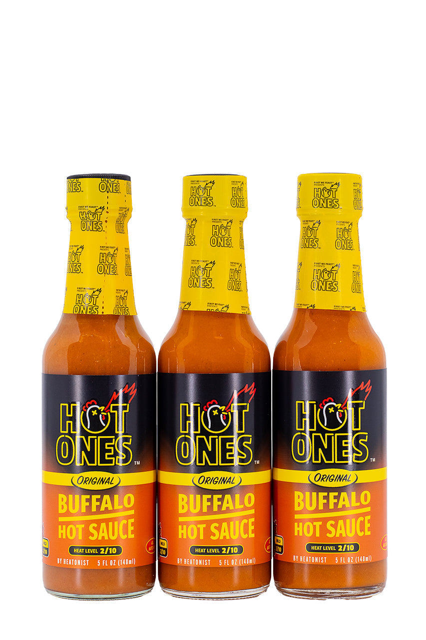 Buffalo Hot Sauce 3-Pack | Hot Ones Hot Sauce W0