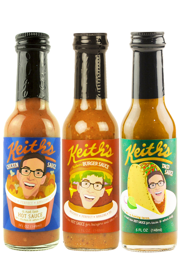 Keith's Hot Sauce Trio Pack J0