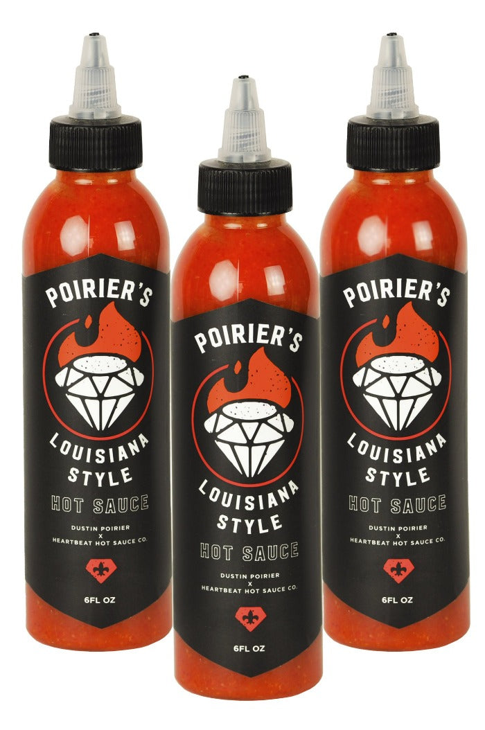 Dustin Poirier Hot Sauce 3 Pack | HEATONIST X6