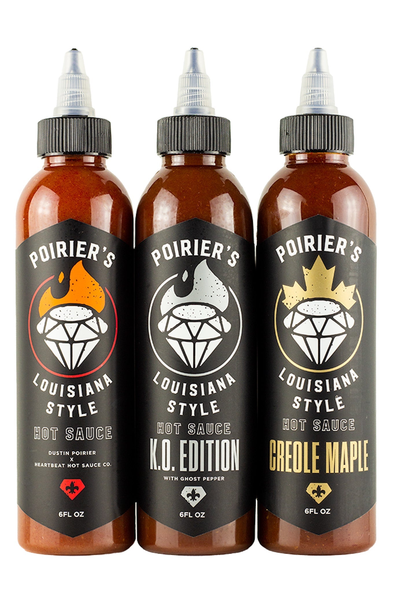 Poirier's Louisiana Style Hot Sauce Trio Pack | Dustin Poirier’s Louisiana Style E5